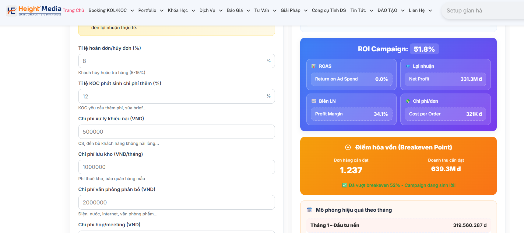 Bí Mật Của 2% Gian Hàng Thắng Lớn 8/3: Biết Rõ Điểm Giới Hạn Chi Phí Truyền Thông