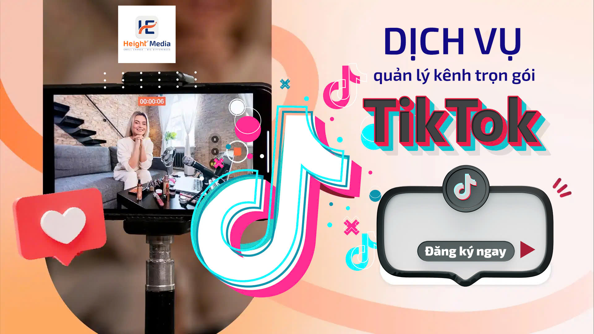 Banner Quản Lý Kênh TikTok